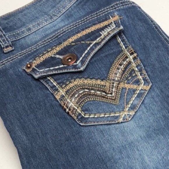 PREMIUM BACCINI FLAP POCKET STRAIGHT JEANS 10/30x32 😎 - Picture 6 of 13